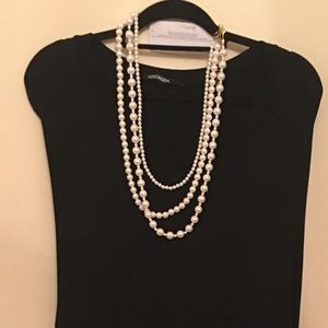 Black, stretch dress size 14